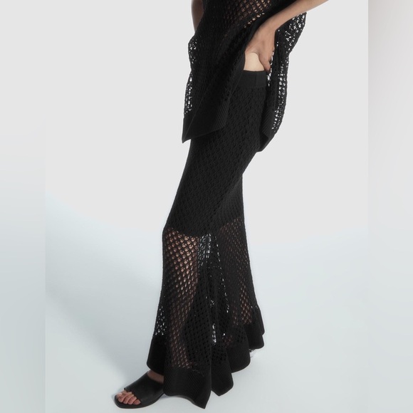 COS Open Knit Tank Top & Asymmetrical Skirt SET sz L - Picture 3 of 13